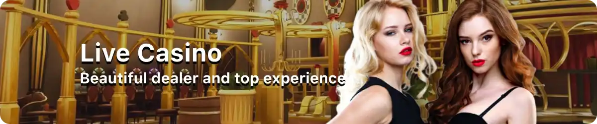 MX777 live casino lobby with dealer tables